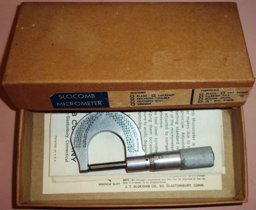 Vintage Starrett No. 577 0-1in Micrometer in Original Box