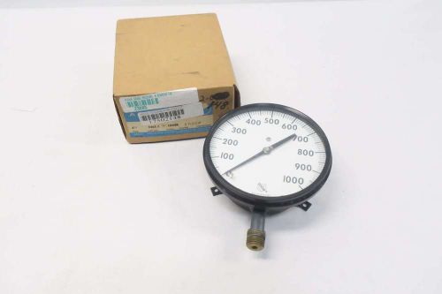NEW ASHCROFT 2463A MAXISAFE 0-1000PSI 4-1/2 IN 1/2 IN NPT PRESSURE GAUGE D531520