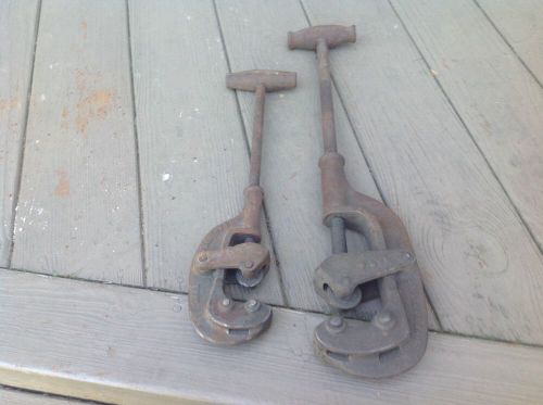 Nye Tool Works Pair Of Pipe Cutters No 1 And No2