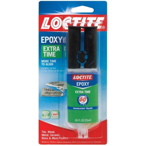 Loctite 1405603 0.85 oz. plastic syringe extra time epoxy longer 60 minute set for sale