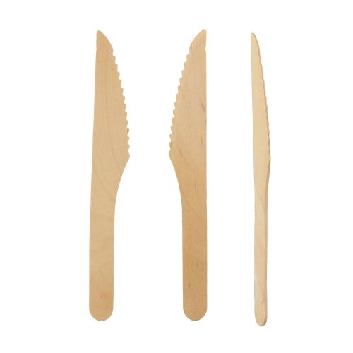 Envirolines Heavy Weight Disposable Wooden Knives, Case of 1000