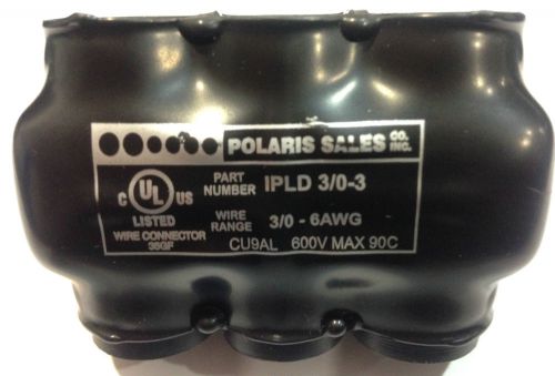 Nsi polaris ipld 3/0-3 three port wire connector cu9al 90c 600v 0-6 awg str new for sale