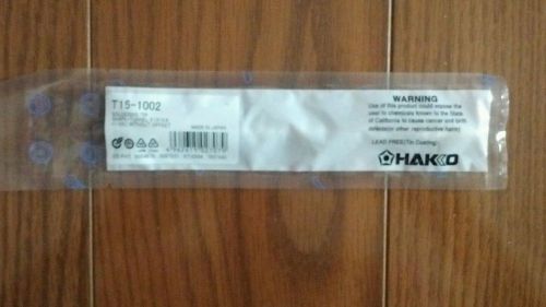 Hakko soldering tip T15-1002, tunnel 5.1x10.4, sealed