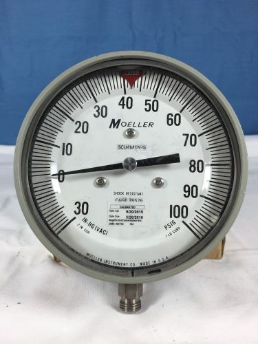 Moeller 4.5&#034; 30-0-100 Mil-Spec Gauge