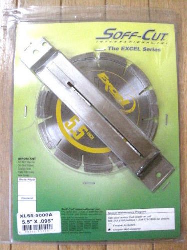 Soff-Cut 5.5&#034;X.095&#034; XL55-5000A BLADE &amp; SKID PLATE