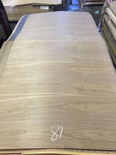 Wood Veneer Walnut 98x48 1 Piece 20Mil Paper Backed &#034;EXOTIC&#034; M500 81-84