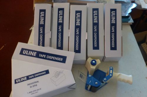 Uline Tape Dispenser lot of 6 new in box H-596 for 3&#034; tape Unused