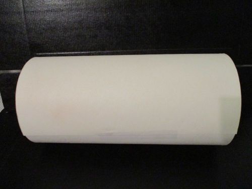 vintage large roll heavy thick white paper 11 1/2 in wide approx 5.55 pounds !!