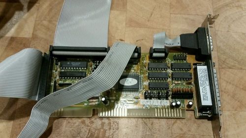Kouwell KW-556n ISA Serial Parallel Controller Card with cables