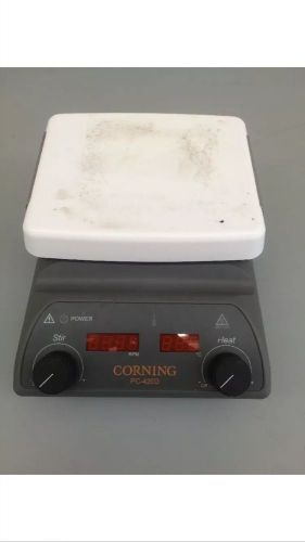 Corning PC-420D Hot Plate Magnetic Stirrer 5&#034; x 7&#034; Ceramic 120VAC Stirring 2