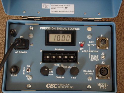 CEC Vibration Product CEC 2700 Precision Signal Source &#034;NEW&#034;