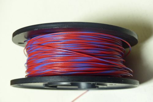 Silver Plated Copper PTFE Wire Cable 24AWG 0,6MM Red/Blue HQ 10 meters