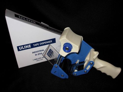 NEW Uline Industrial Tape Dispenser H-596 ~ Uses 3&#034; Packing Tape, Easy Side Load