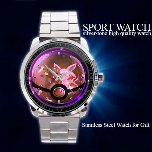 Pokeball Umbreon And Espeon Pokemon Sport Metal Watch