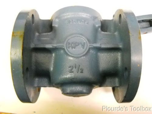 Unused kpv 175 wog compress gas shut-off valve, 2-1/2&#034; flange, ag 02-06 for sale