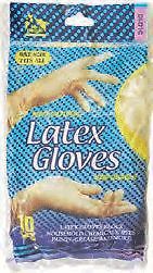 Gloves,disposable latex 10pk for sale