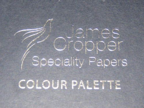 James Cropper Papers Color Spectrum Mounted 169 Sample Colour Palette Book