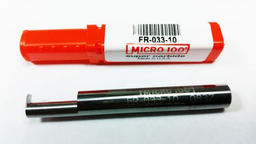 Micro 100 .250 x  .500&#034; Depth Carbide Grooving Boring Bar Tool (Q 586)