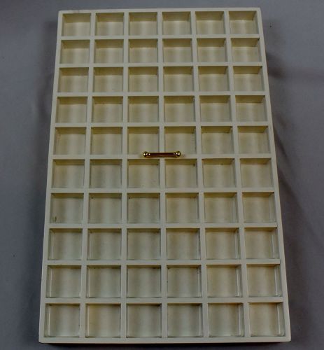 Pandora Wooden Jewelry Retail Store Counter Display Tray 60 Spaces. 15.75&#034; x 10&#034;