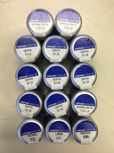 DENTSPLY Ceramco Cercon S Dental Porcelain System.