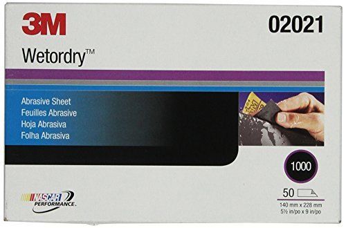 3M 02021 Imperial Wetordry 5-1/2&#034; x 9&#034; 1000A Grit Sheet