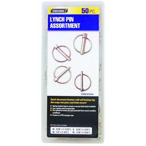 50 piece lynch pin kit stainless steel safety locking hitch trailer for sale