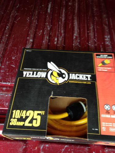 YELLOW JACKET 1493 10/4 OUTDOOR GENERATOR CORD 25FT 30AMP In Box FREE SHIPPING