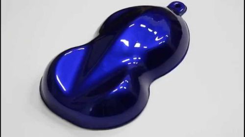 Gloss Transparent Candy BLUE topcoat powder coating paint 3 oz, BUY 2 - GET 1 Lb