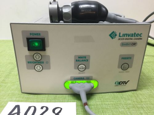 Linvatec® 3CCD Digital Camera EDTV® with Autoclave Camera IM3330 Endoscopy #A028