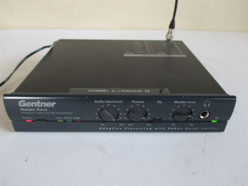 Gentner TX37A Venture Base FM Assistive Listening Transmitter Translation Use