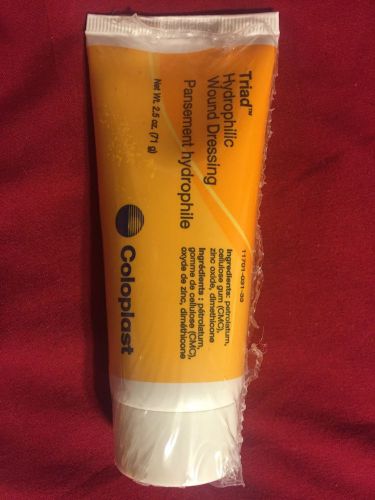 Triad Hydrophilic Wound Dressing Coloplast 2.5 oz. Tube New Sealed