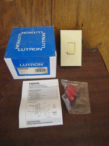 New Lutron Nova N-600-IV Slide-To-Off FDB/ECO Fluorescent Dimmer 277 Volt