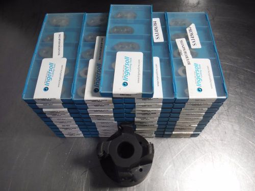 Ingersoll Carbide Inserts Qty205 XFEB 30 05 98 R P IN15K w/ Facemill (LOC1335B)