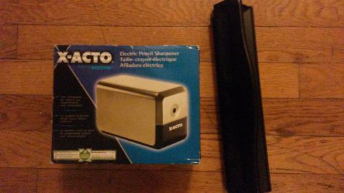 X-ACTO Electric Pencil Sharpener &amp; Manual Hole Puncher combo