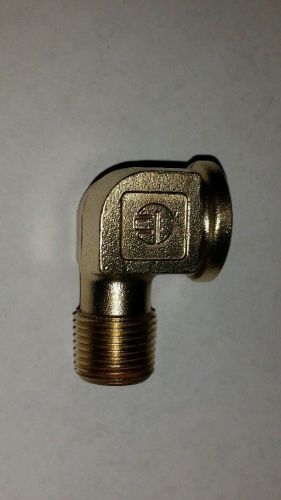 Vs1202p-6-6 pipe 90 deg street elbow, 3/8 x 3/8, brass used for sale