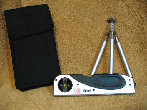Bushnell laser level with tripod and carrying case + user manual - little used! for sale