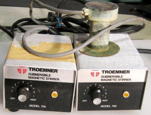 2 Troemner 700 Submersible Stirrers with One Submersible Stirring Unit