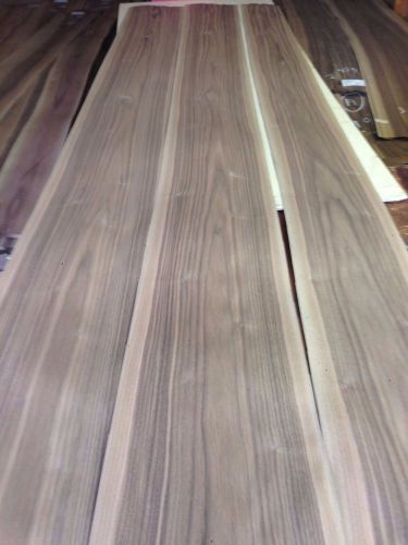 Wood Walnut Veneer 120X10,11,12,  total 3pcs RAW VENEER N478.