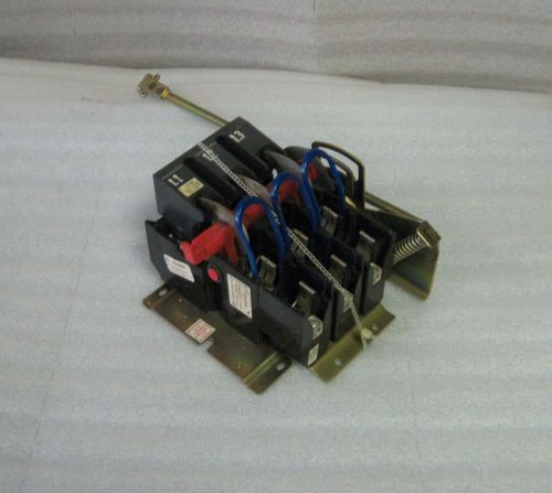 Square d disconnect, class 9422, type td-3, complete w/ mounting plate, used for sale