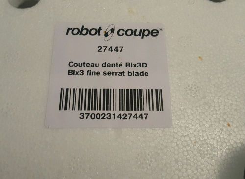 Robot Coupe 27447 Fine Serrated &#034;S&#034; Blade / Blixer 3D