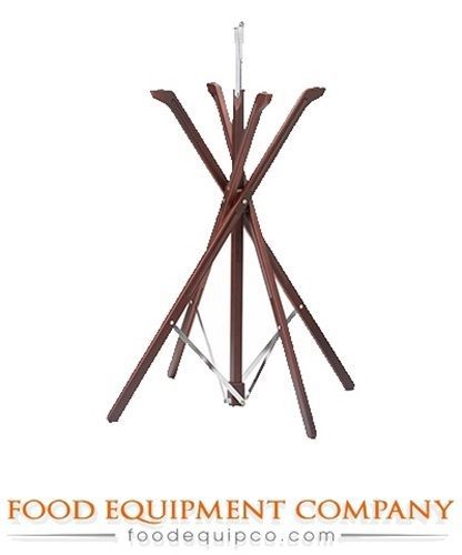 Tablecraft 335W Fold-A-Way™ Tray Stand 35&#034;H mahogany wood