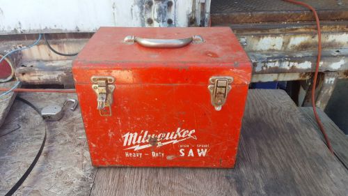 Milwaukee  6-1/2&#034; Circular Saw CAT. NO. 6300 WITH TOOL BOX