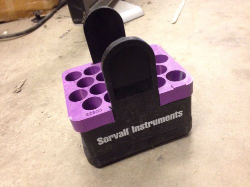 Centrifuge Rotor Bucket 00833 By Sorvall Instruments 20- 16mm Hole