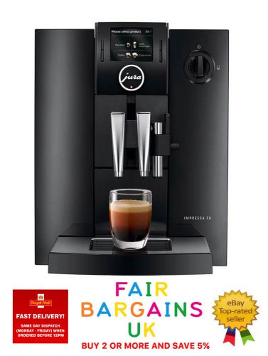 Jura Impressa F8 Bean to Cup Coffee Machine Home Kitchen Appliance New