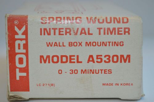 Nsi/tork a530m new in box spring wound timer decora 0-30 minute, for sale
