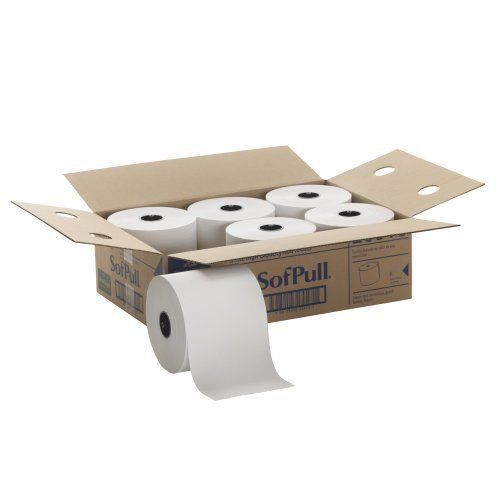 Georgia-Pacific SofPull 26910 for Auto White Recycled Hardwound Roll Paper Towel