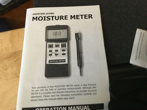 New multi function control company traceable moister meter #4310 for sale