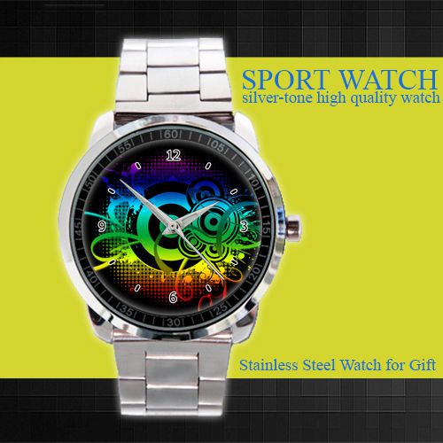 Abstract Music Design Sport Metal Watch