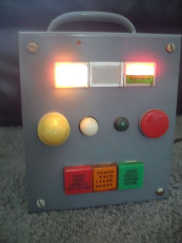 Control relay box cr103d, cr103c, cr103h, push button, box indicator lights for sale
