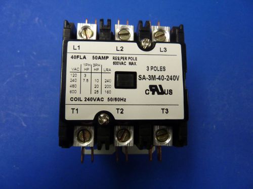 Exact Replacement Packard 3 Pole 40 Amp 240 Volt Coil Contactor